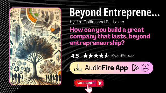 Beyond Entrepreneurship 2.0 by Jim Collins and Bill Lazier