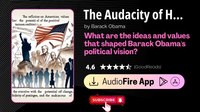 The Audacity of Hope by Barack Obama