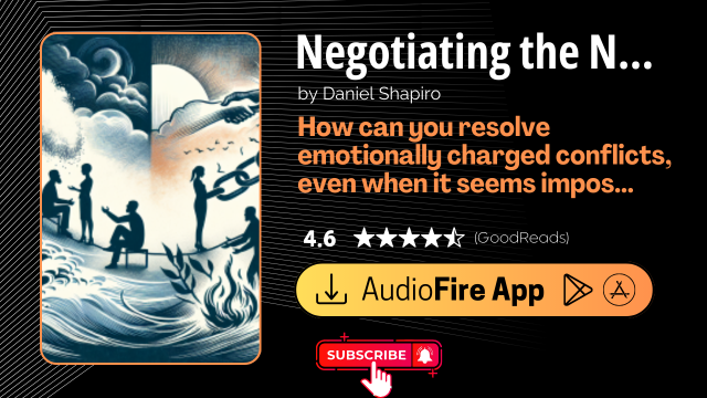 Negotiating the Nonnegotiable by Daniel Shapiro
