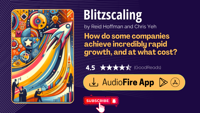 Blitzscaling by Reid Hoffman and Chris Yeh