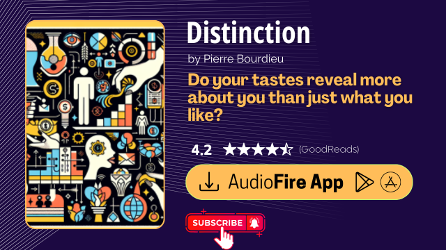 Distinction by Pierre Bourdieu