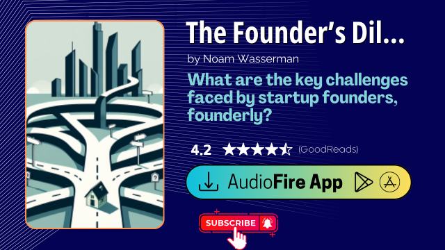 The Founder’s Dilemmas by Noam Wasserman