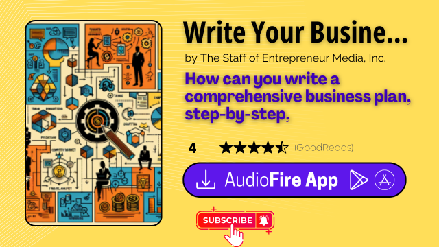 Write Your Business Plan by The Staff of Entrepreneur Media