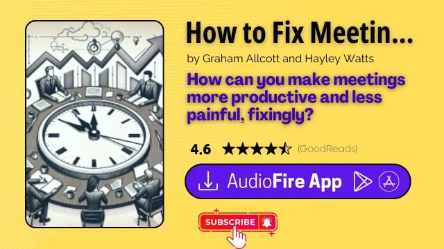 How to Fix Meetings by Graham Allcott and Hayley Watts