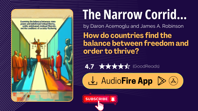 The Narrow Corridor by Daron Acemoglu and James A. Robinson