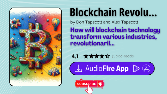 Blockchain Revolution by Don Tapscott and Alex Tapscott