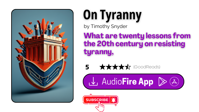 On Tyranny by Timothy Snyder
