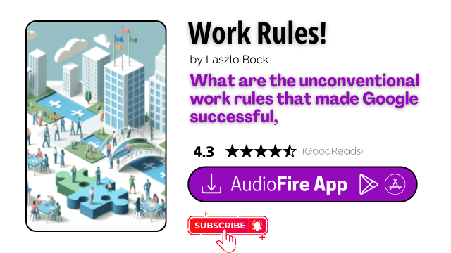 Work Rules! by Laszlo Bock