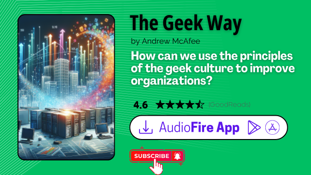 The Geek Way by Andrew McAfee