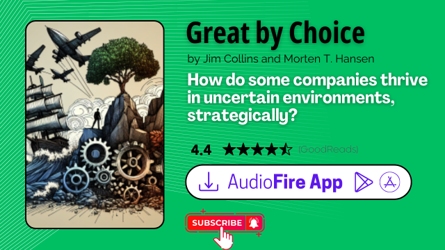 Great by Choice by Jim Collins and Morten T. Hansen