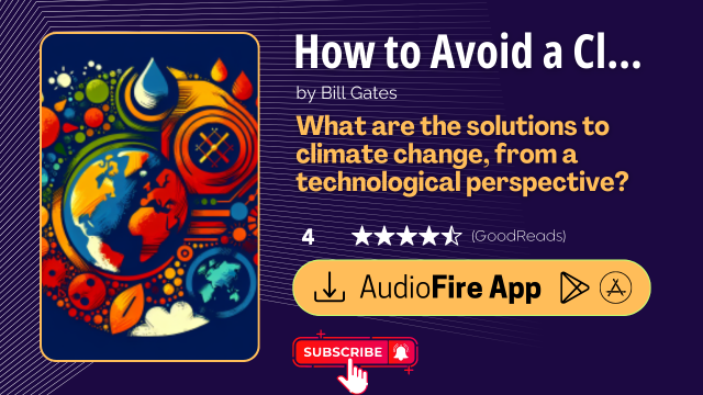 How to Avoid a Climate Disaster by Bill Gates