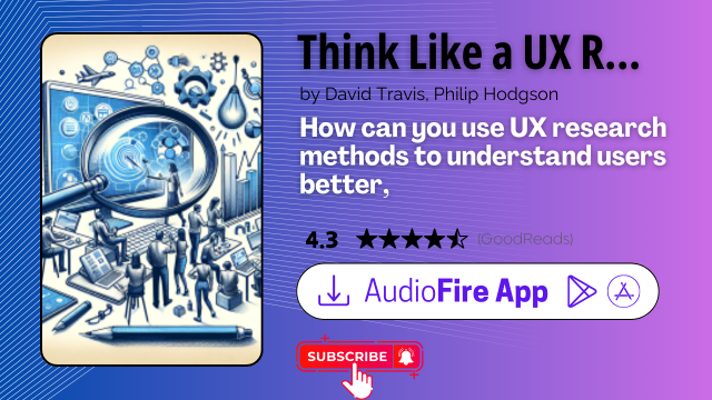 Think Like a UX Researcher by David Travis