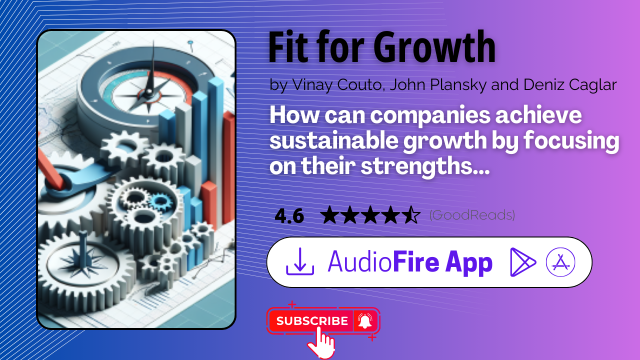 Fit for Growth by Vinay Couto