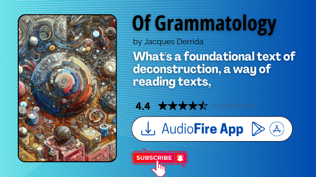 Of Grammatology by Jacques Derrida