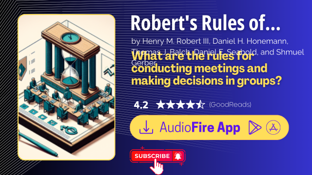 Robert's Rules of Order by Henry M. Robert III