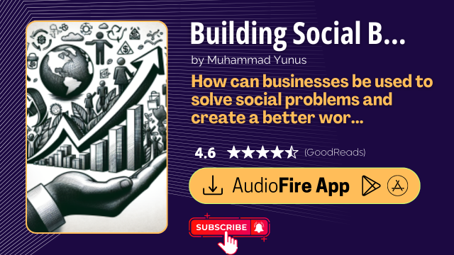 Building Social Business by Muhammad Yunus