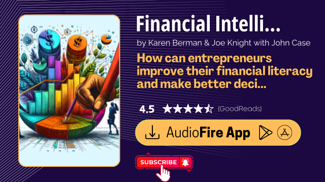 Financial Intelligence for Entrepreneurs by Karen Berman & Joe Knight with John Case