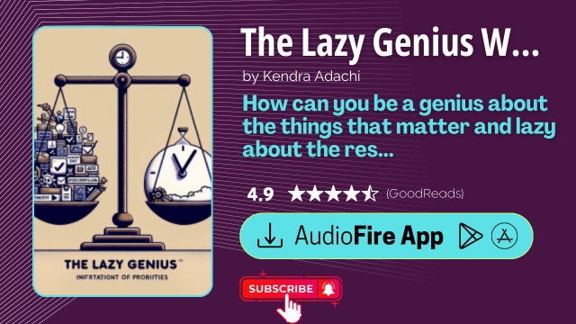 The Lazy Genius Way by Kendra Adachi