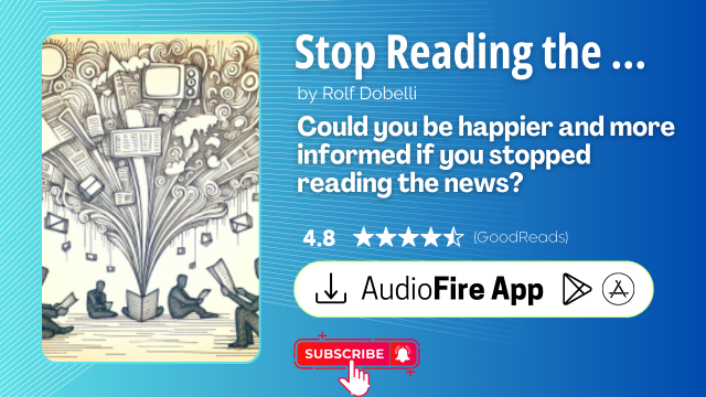 Stop Reading the News by Rolf Dobelli
