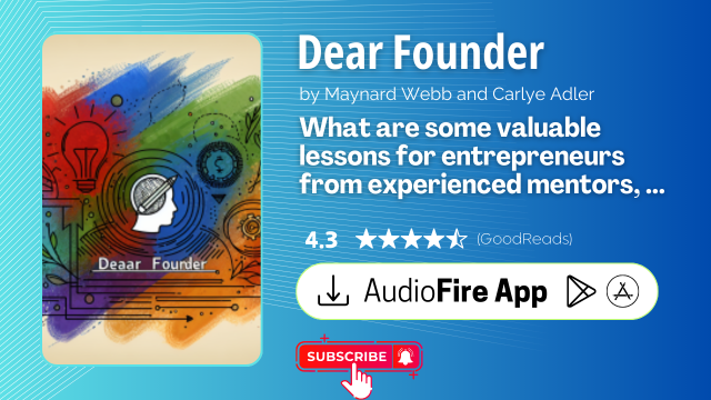 Dear Founder by Maynard Webb and Carlye Adler