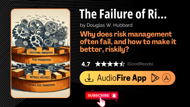 The Failure of Risk Management by Douglas W. Hubbard
