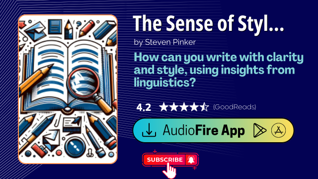 The Sense of Style by Steven Pinker