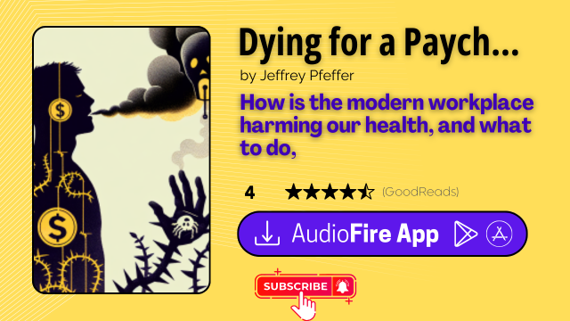 Dying for a Paycheck by Jeffrey Pfeffer