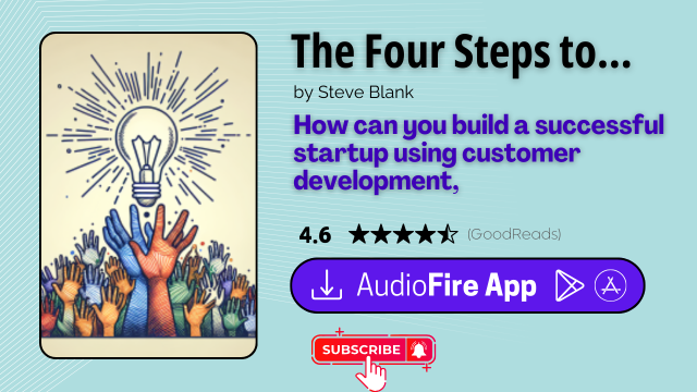 The Four Steps to the Epiphany by Steve Blank