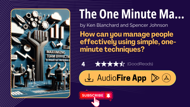 The One Minute Manager by Ken Blanchard and Spencer Johnson