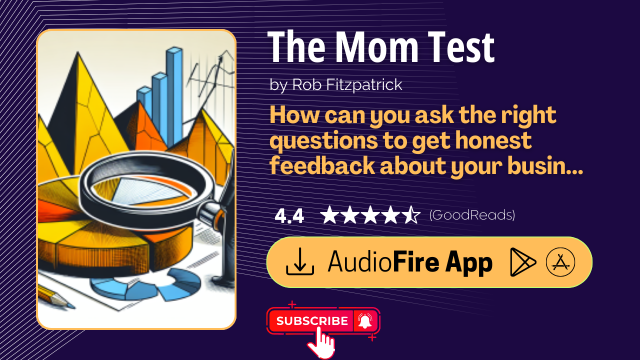 The Mom Test by Rob Fitzpatrick